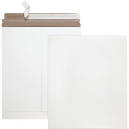 Picture of Quality Park Sturdy Fiberboard Photo Mailers - Board - 6in Width x 8in Length - Self-sealing - Fiberboard - 25 / Box - White