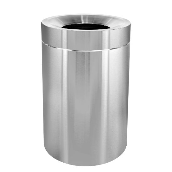 Picture of Alpine Commercial Indoor Trash Can, 50 Gallon, Stainless Steel