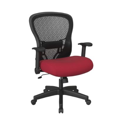 Picture of Office Star Space Seating 529 Series Deluxe Ergonomic Mesh Mid-Back Chair, Rouge