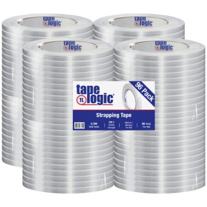 Picture of Tape Logic 1400 Strapping Tape, 3/8in x 60 Yd., Clear, Case Of 96