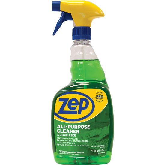 Picture of Zep All-purpose Cleaner/Degreaser - For Tile, Porcelain, Stainless Steel - Ready-To-Use - 32 fl oz (1 quart)Bottle - 1 Each - Green