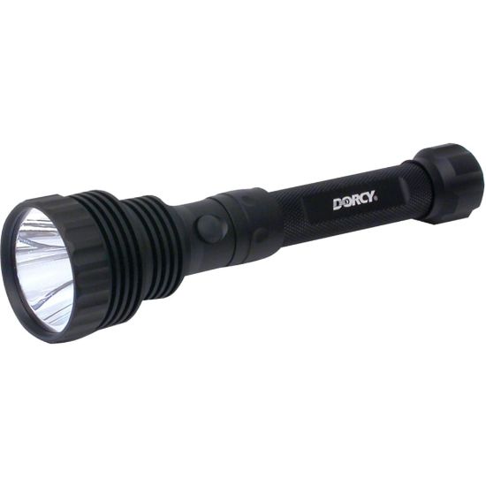 Picture of Dorcy 41-4299 Flashlight - 1 x LED - 220 lm Lumen - Battery Rechargeable - Anodized Aluminum - Black