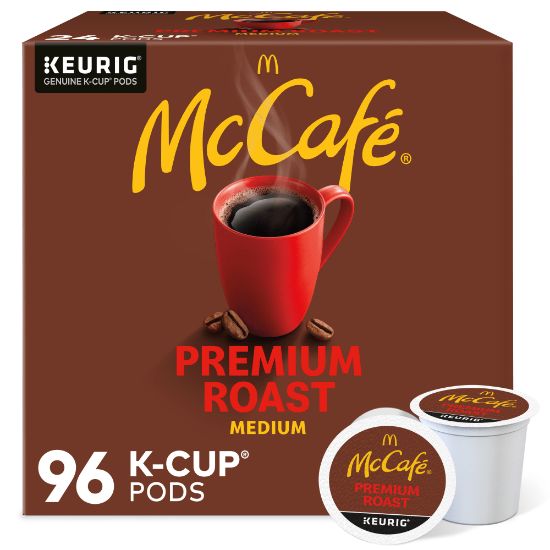 Picture of McCafe Single-Serve Pods, Premium Roast, Classic, Box Of 24 Pods, Case Of 4 Boxes