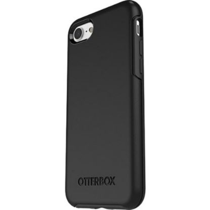 Picture of OtterBox Symmetry Series Case For Apple iPhone SE 3, iPhone SE 2, iPhone 8, iPhone 7, Black