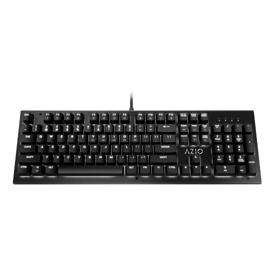 Picture of Azio MK HUE USB Keyboard, Black, MK-HUE-BK