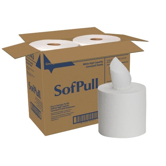 Picture of SofPull by GP PRO High-Capacity Centerpull 1-Ply Paper Towels, 560 Sheets Per Roll, Pack Of 4 Rolls