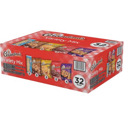 Picture of Grandmas Cookies Variety Pack, Pack Of 32 Bags