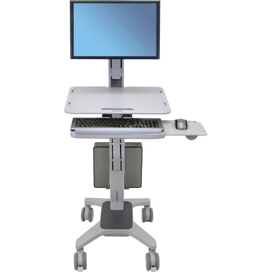 Picture of Ergotron WorkFit-C Sit-Stand Workstation, Gray