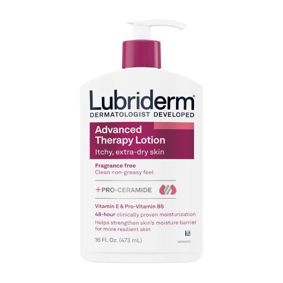 Picture of Lubriderm Advanced Therapy Lotion + Pro-Ceramide, Fragrance Free, 16 Fl. Oz