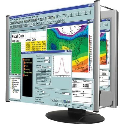 Picture of Kantek Magnifier For 21.5in and 22in Widescreen Monitors - Magnifying Area 15.25in Width - Overall Size 1.8in Height x 15.3in Width - Acrylic Lens