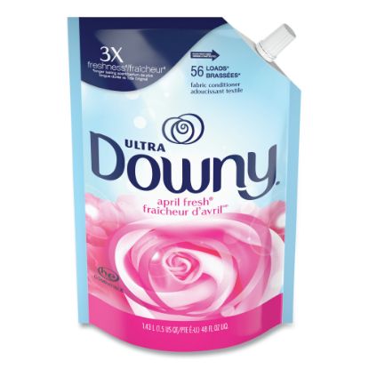 Picture of Downy Liquid Fabric Softener, April Fresh, 48 Oz, Carton Of 3 Pouches