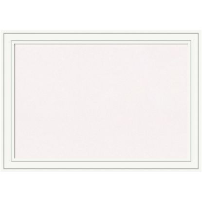 Picture of Amanti Art Cork Bulletin Board, 41in x 29in, White, Craftsman White Wood Frame