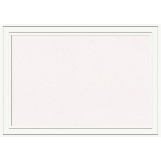 Picture of Amanti Art Cork Bulletin Board, 41in x 29in, White, Craftsman White Wood Frame