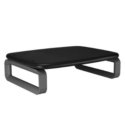 Picture of Kensington Monitor Stand Plus w/ Smartfit System, Supports 80Lbs., 16in x 11-1/2in x 6in, Black/Gray