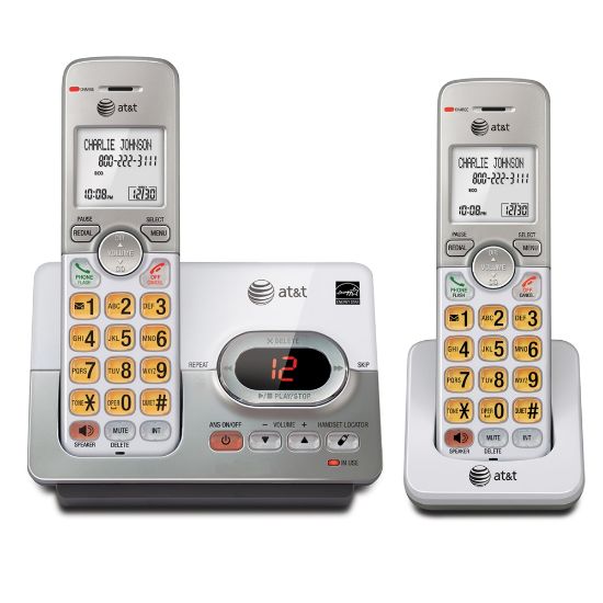 Picture of AT&T EL52203 2 Handset Expandable Phone System With Digital Answering System