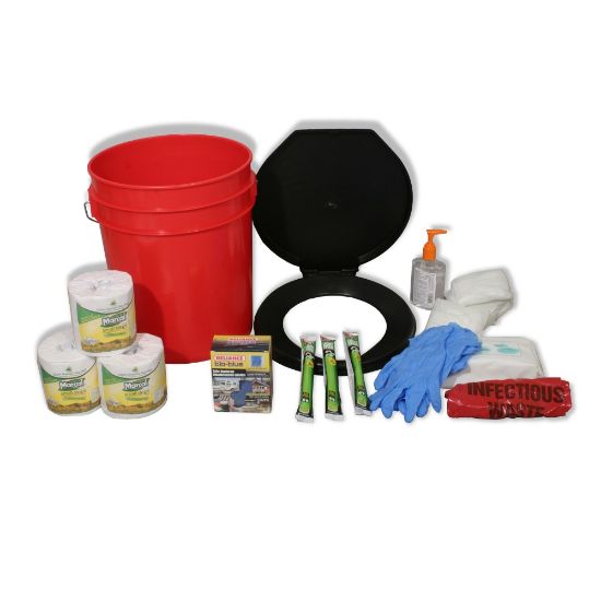 Picture of Ready America 4-10 Person Lockdown Toilet Emergency Kit