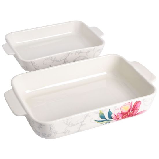 Picture of Martha Stewart Ceramic Baker Set, White