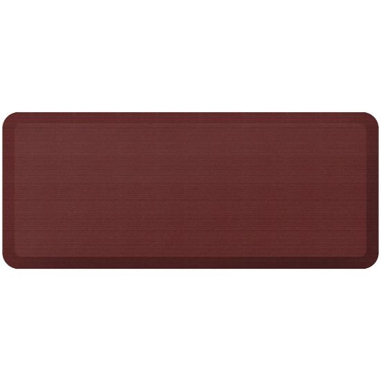 Picture of GelPro NewLife Designer Comfort Grasscloth Anti-Fatigue Floor Mat, 20in x 48in, Crimson