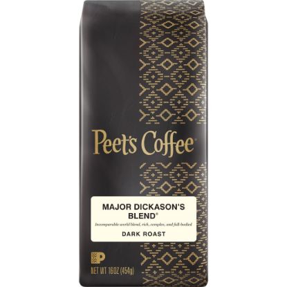 Picture of Peets Coffee & Tea Ground Coffee, Major Dickasons, 1 Lb Per Bag