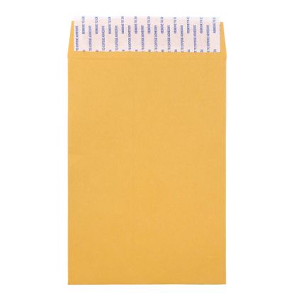 Picture of JAM Paper Envelopes, 6in x 9in, Peel & Seal Closure, Brown Kraft, Pack Of 500 Envelopes