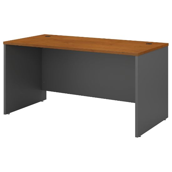 Picture of Bush Business Furniture Components 60inW Office Computer Desk, Natural Cherry/Graphite Gray, Standard Delivery