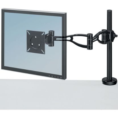 Picture of Fellowes Adjustable Monitor Arm, Black