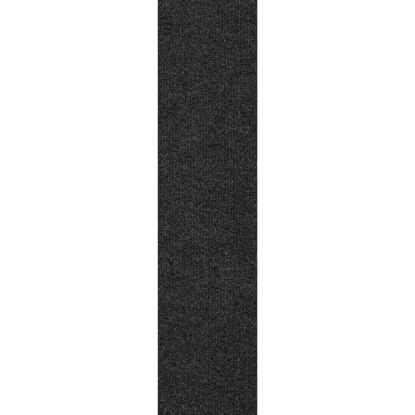 Picture of Foss Floors Edge Peel & Stick Carpet Planks, 9in x 36in, Black Ice, Set Of 16 Planks