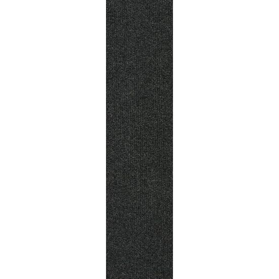 Picture of Foss Floors Edge Peel & Stick Carpet Planks, 9in x 36in, Black Ice, Set Of 16 Planks