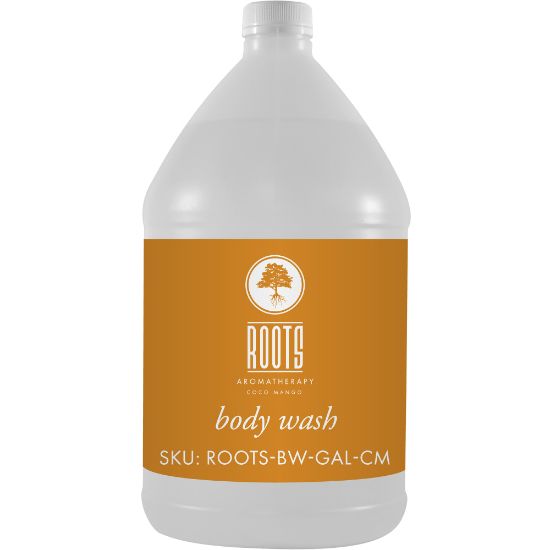 Picture of Hotel Emporium Bulk Body Wash, 1 Gallon, Roots Aromatherapy Coco Mango, Case Of 4 Bottles