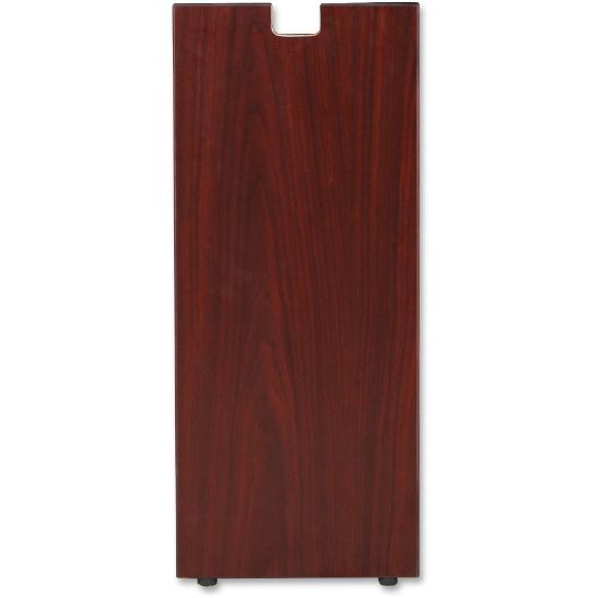 Picture of Lorell Essentials Series Credenza Half Leg, Mahogany