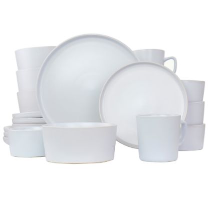 Picture of Elama Luxmatte 20-Piece Dinnerware Set, White