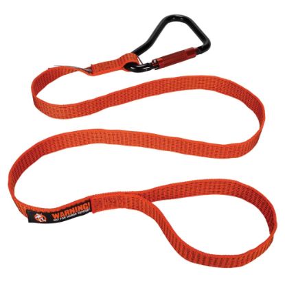 Picture of Ergodyne Squids 3148 Tool Lanyard With XL Carabiner And Loop, 76in, Orange