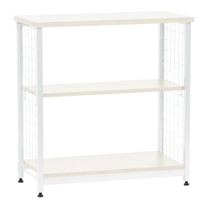 Picture of IRIS 32inH 2-Tier Wide Open Mesh-Shelf, White