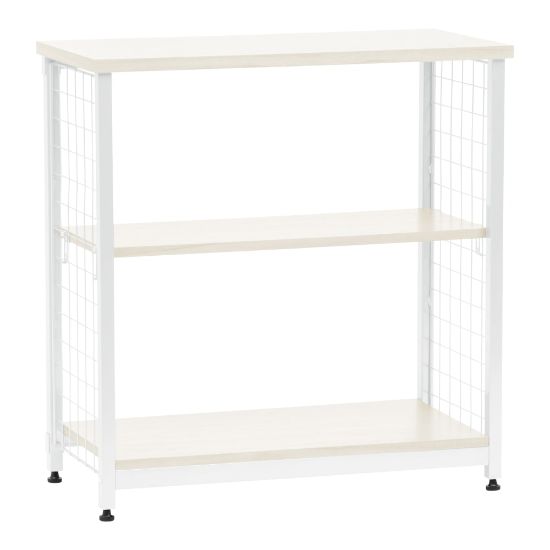 Picture of IRIS 32inH 2-Tier Wide Open Mesh-Shelf, White