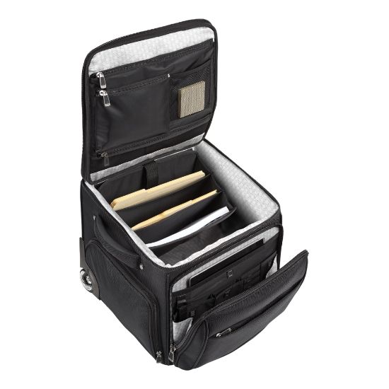 Picture of Ativa Ultimate Workmate Rolling Briefcase With 15in Laptop Pocket, Black