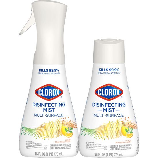 Picture of Clorox Disinfecting Mist Sanitizing And Antibacterial Disinfectant Spray, 16 Oz, Lemon And Orange Blossom