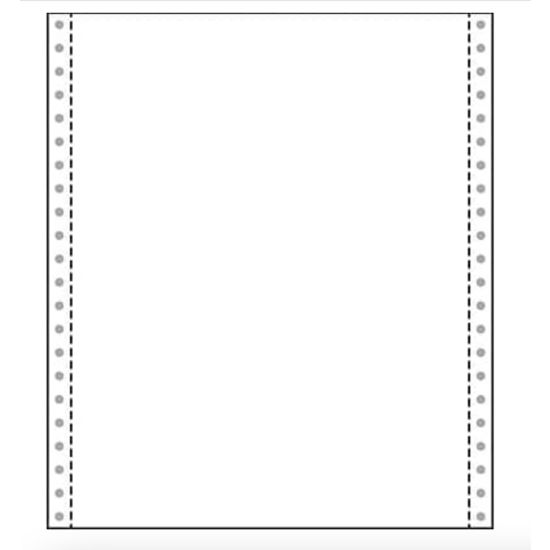 Picture of Paris Printworks Professional 2-Part Blank Computer Multi-Use Printer & Copier Paper, 9 1/2in x 11in, Case Of 1,400 Sheets, 13 Lb, White