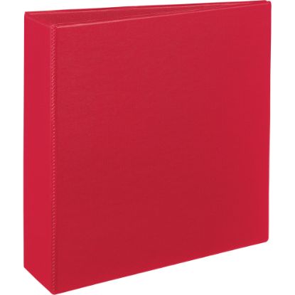 Picture of Avery Durable 3-Ring Binder With EZ-Turn Rings, 3in D-Rings, 45% Recycled, Red