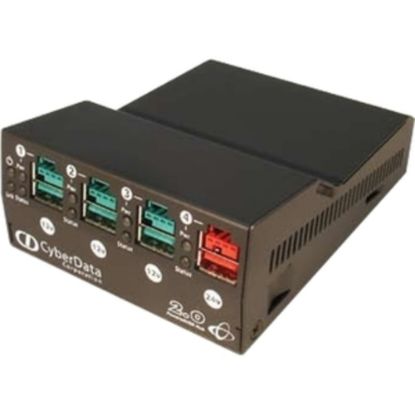 Picture of CyberData PoweredUSB 4-Port 2.0 Hub - USB - External - 5 USB Port(s) - 5 USB 2.0 Port(s)