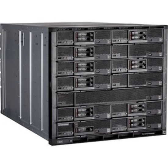 Picture of Lenovo Flex System Enterprise Chassis - Rack-mountable - 10U - 2 x 2500 W - Power Supply Installed - 6 x Fan(s) Supported - 10x Slot(s) - 2 x USB(s)