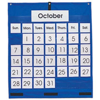 Picture of Carson-Dellosa Pocket Chart, 25in x 28 1/2in, Monthly Calendar