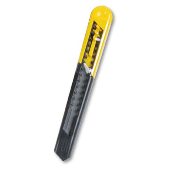 Picture of Quick Point Knives, 7 in, Snap-Off Steel Blade, Plastic, Black; Yellow