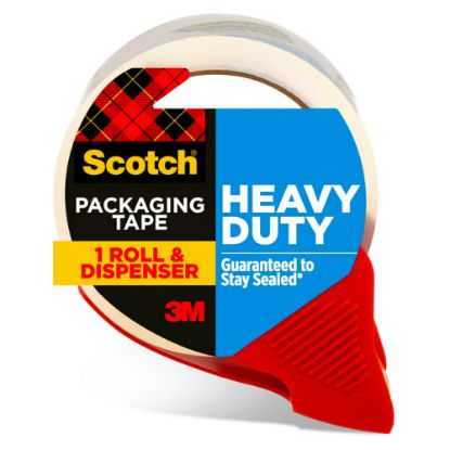 Picture of Scotch Heavy-Duty Shipping Packing Tape With Dispenser, 3inCore, 1-7/8in x 38.2 Yd., Clear