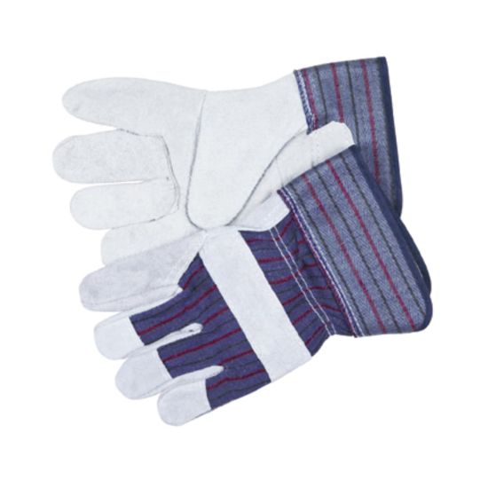 Picture of Memphis Split Leather Palm Gloves, X-Large, Gray