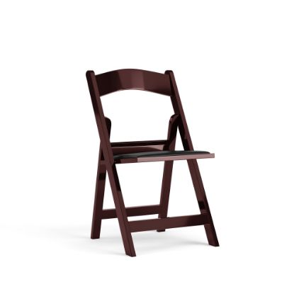 Picture of Flash Furniture Hercules Folding Chair, Red Mahogany