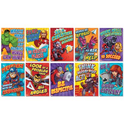 Picture of Eureka Marvel Motivational Poster Bulletin Board Set