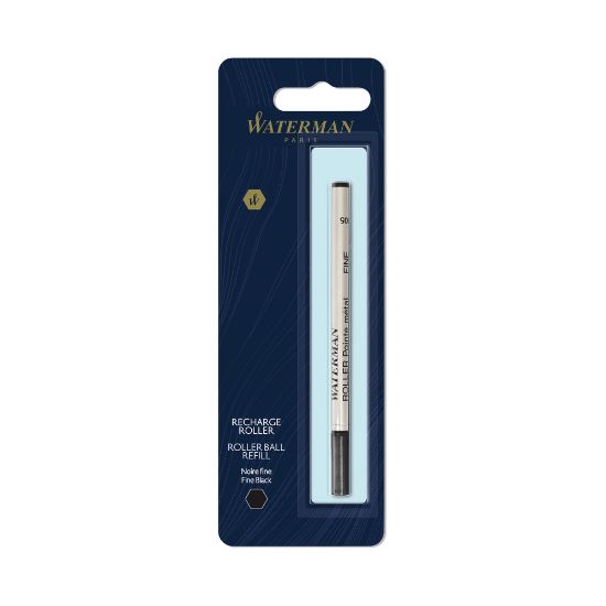 Picture of Waterman Rollerball Pen Refill, Fine Point, 0.5 mm, Black