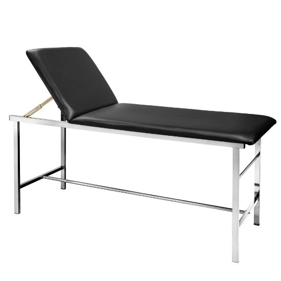 Picture of Alpine AdirMed Steel Exam Table, 31-7/16inH x 27-1/2inW x 74-13/16inD, Black