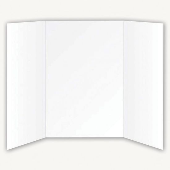 Picture of Flipside Foam Project Boards, 36inH x 48inW x 1/8inD, White, Pack Of 10