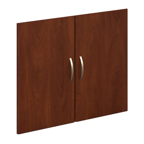 Picture of Bush Business Furniture Components Half-Height 2 Door Kit, Hansen Cherry, Standard Delivery